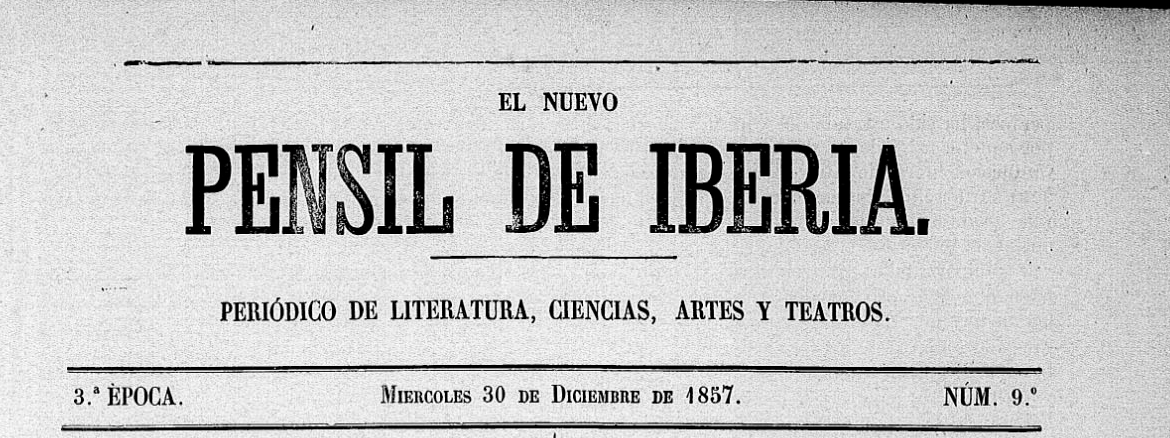 El Nuevo Pensil de Iberia. 1857